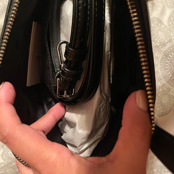 Kate Spade Black Small Dome Satchel crossbody - Picture 8 of 11